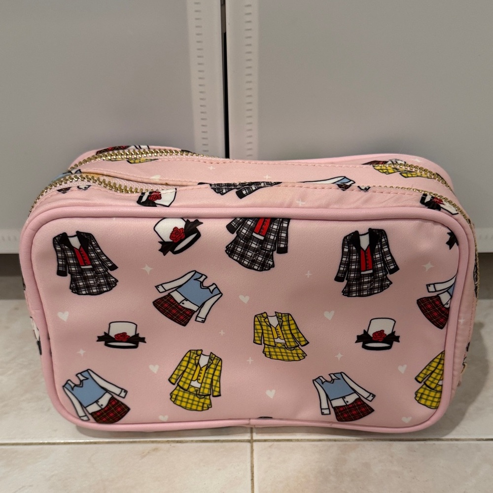 NWOT Limited Edition Clueless Stoney Clover Lane Double Zip Pouch
